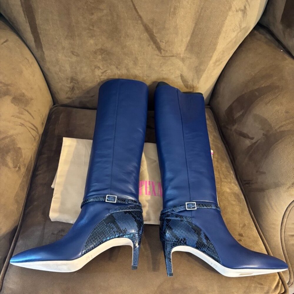 Paris Texas Leather Lauren Boot Midnight Size 37.5 - New with Box - Picture 2 of 7